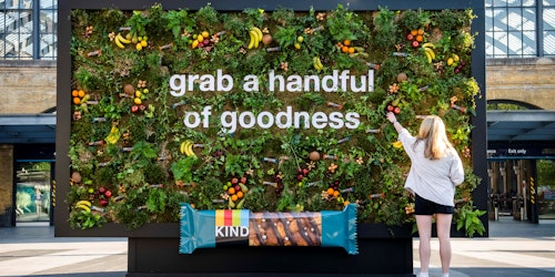 'Grab and Go' Kind Snacks billboard 