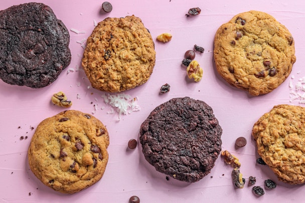 Cookies on a tray