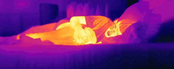 Thermal shot of Bodyform ad