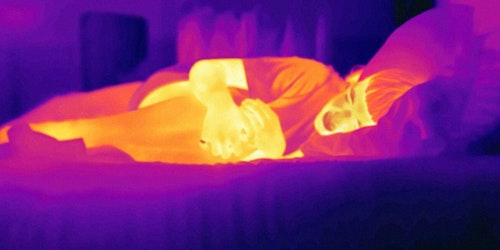 Thermal shot of Bodyform ad