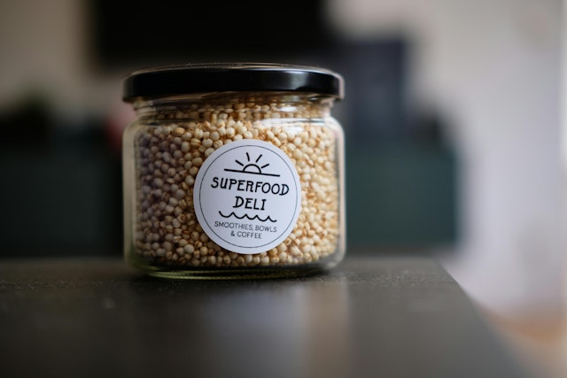 Super food store jar